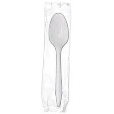 HEAVY WEIGHT POLYPRO SPOON WRAPPED WHITE 1000