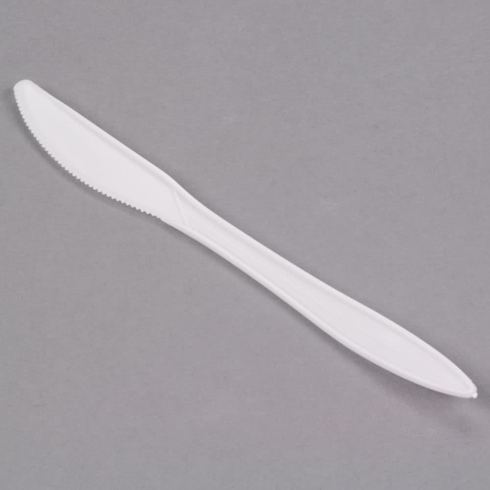 EXTRA HEAVY KNIFE PLASTIC WHITE 1000 (612591)