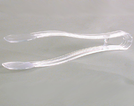 9&quot; CLEAR TONGS 48 