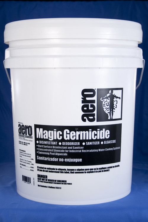 MAGIC GERMICIDE AND(ASK ZACK) SANITIZING CLEANER- 5GAL