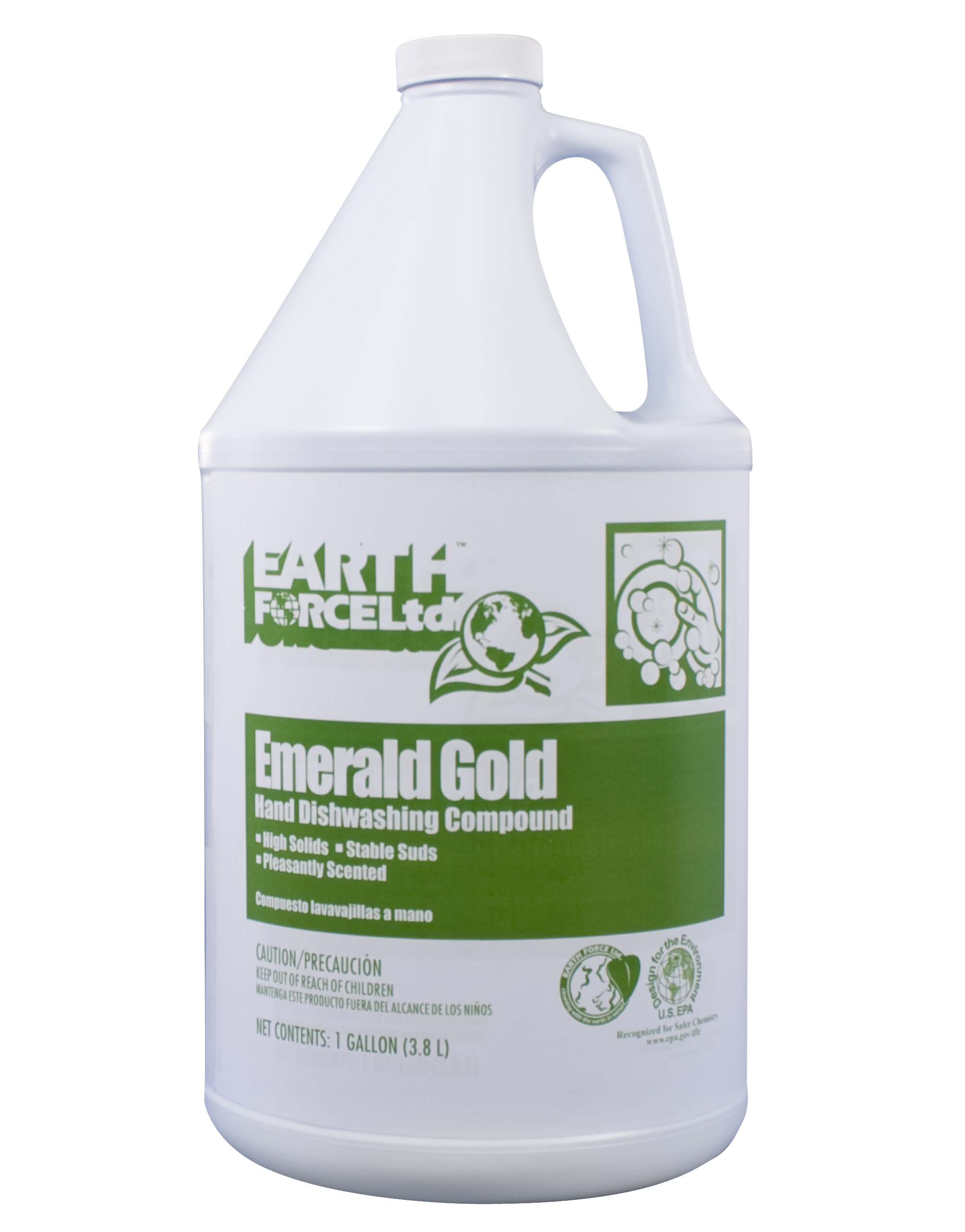 EMERALD GOLD HAND DISHWASHING
DETERGENT 4/1 GALLON &quot;EARTH
FORCE&quot; 