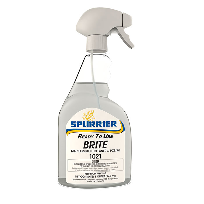 STAINLESS STEEL CLEANER 6/32OZ (SPURRIER) (1021-25)