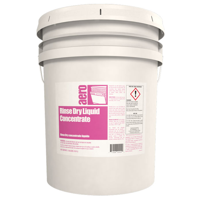 RINSE DRY LIQUID CONCENTRATE  5 GALLON