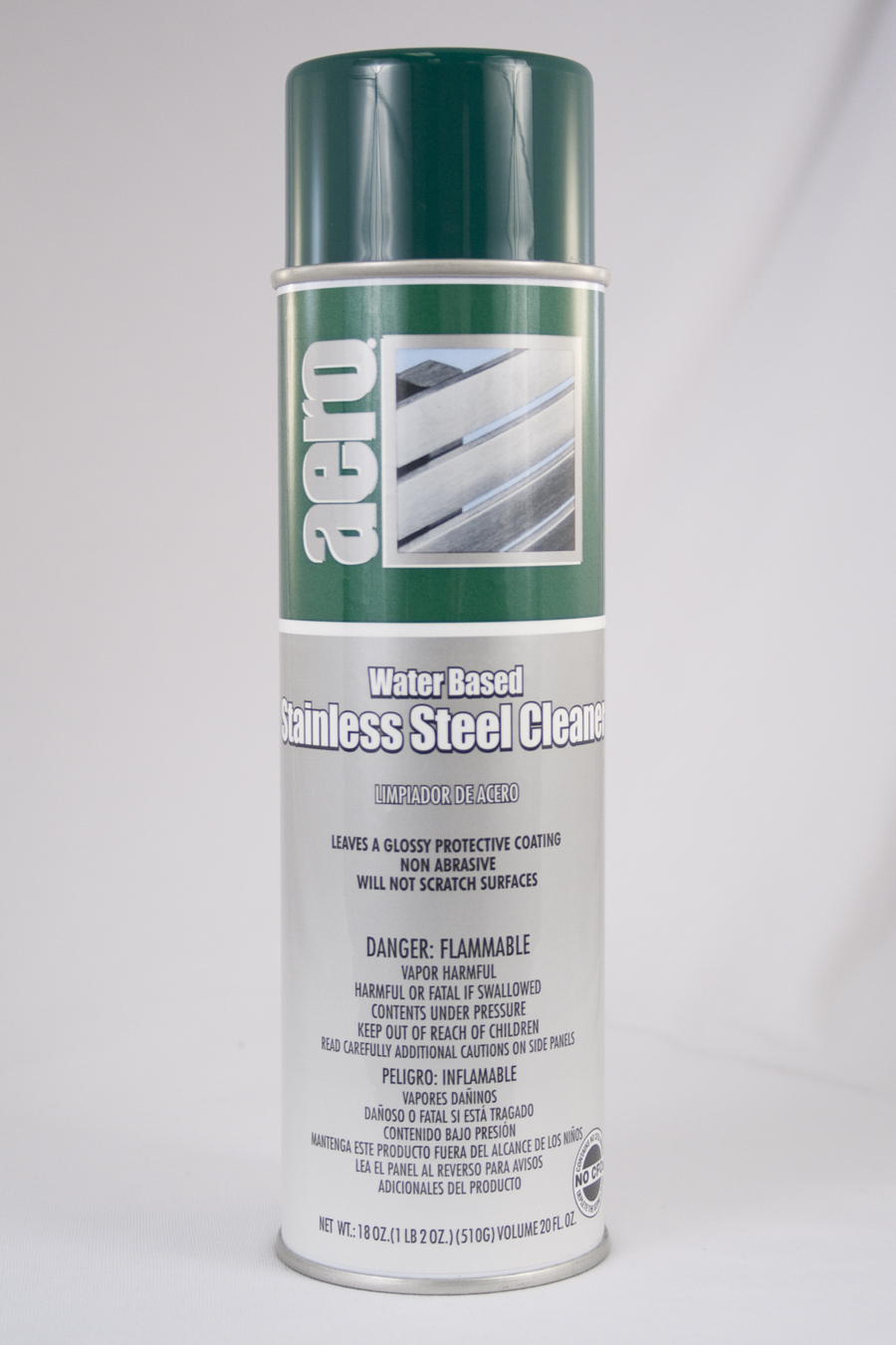 STAINLESS STEEL CLEANER
12-20OZ (WATER BASED) 
(458720FA)