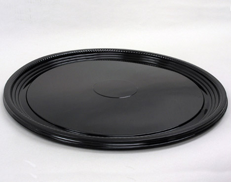 18&quot; BLACK TRAY THERMOFORMED 25