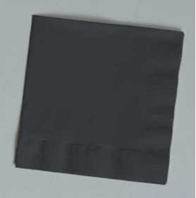 BLACK BEVNAP 2 PLY 600/CS (KN-B9595-2BLK)