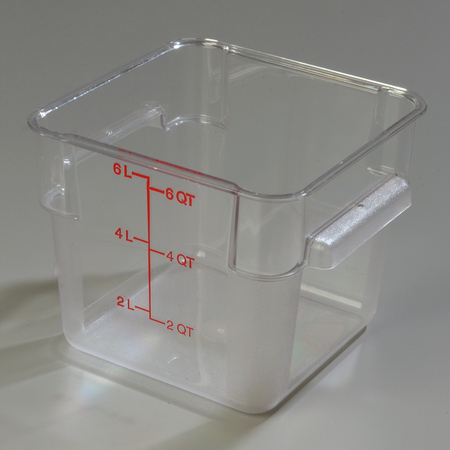 6 QUART CLEAR STORAGE CONTAINER  