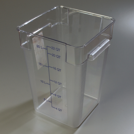 22 QUART CLEAR STORAGE  CONTAINER 