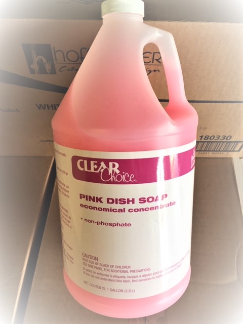 CLEAR CHOICE PINK DISH SOAP 4/1GAL