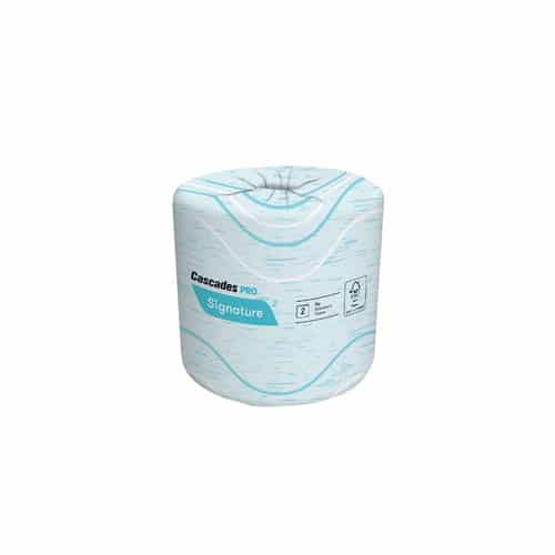 2 PLY &quot;SIGNATURE SERIES&quot;
HOUSEHOLD TOILET TISSUE 48
ROLLS/CS
400 SHEETS
