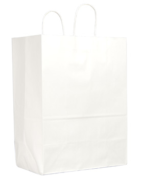 SUP-R-MART SHOPPING BAG WHITE 13X7X17  250/CS