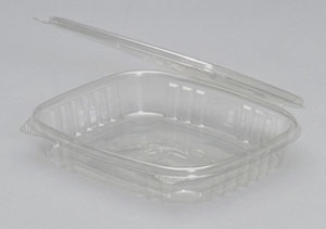 16 OZ SHALLOW SECURE SEAL HINGED DELI CONT. 200/CASE