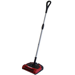 BATTERY CARPET SWEEPER HEAVY
DUTY, Rechargeable cordless 
sweeper with 
Nickel-Metal-Hydride battery, 
90 min.
running time.