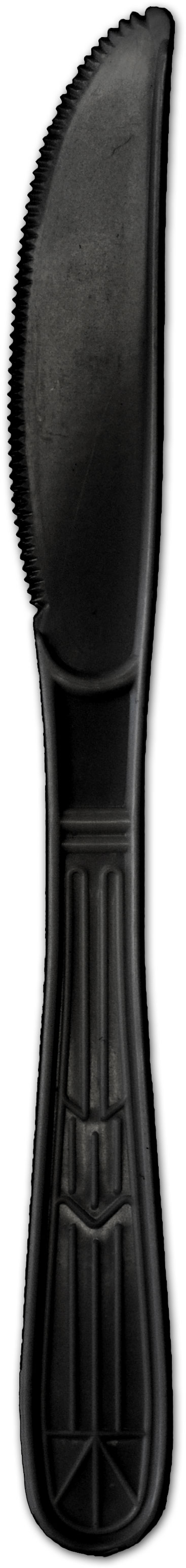 KNIFE BLACK HEAVY POLYPROPYLENE 1000 (P3505B)
