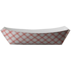 #300 FOOD TRAY 3LB RED CHECK
2/250 (VFT300) (8703)