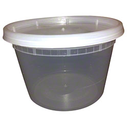16OZ CLEAR DELI CONTAINER WITH LID 240
