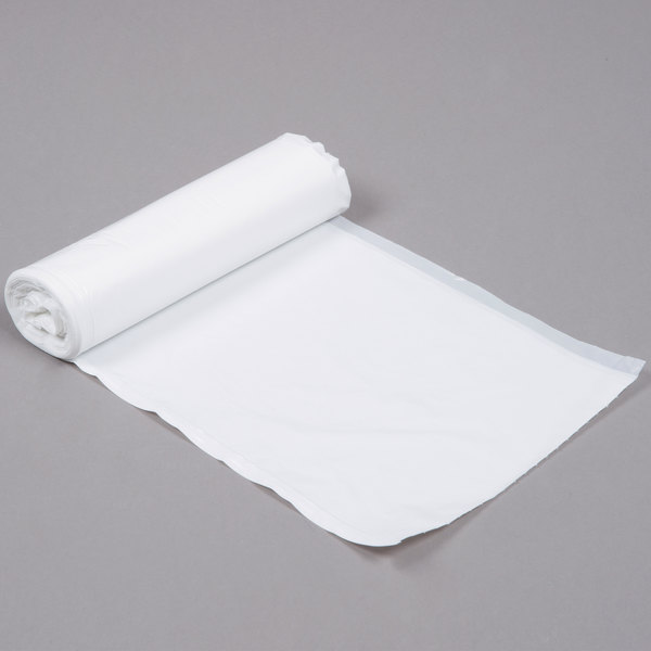 12-16GAL WHITE 23X33 EXTRA  HEAVY CAN LINER 500/CS (ROLLS)