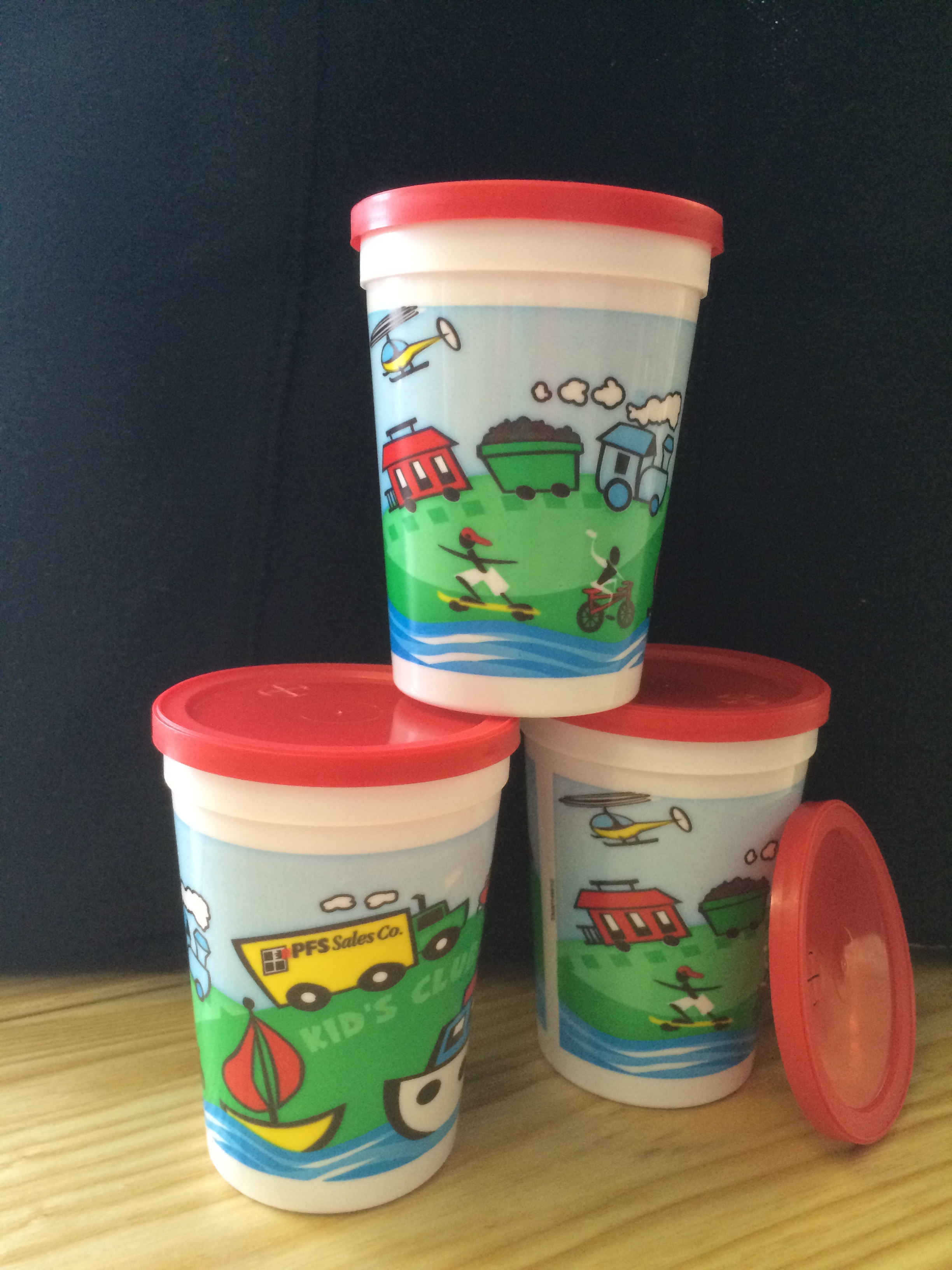 12OZ PFS KIDS CUP WITH LID
500