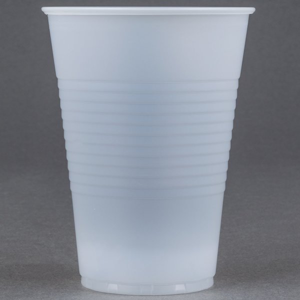 10 OZ RIBBED TRANSLUCENT CUP 2500/CASE