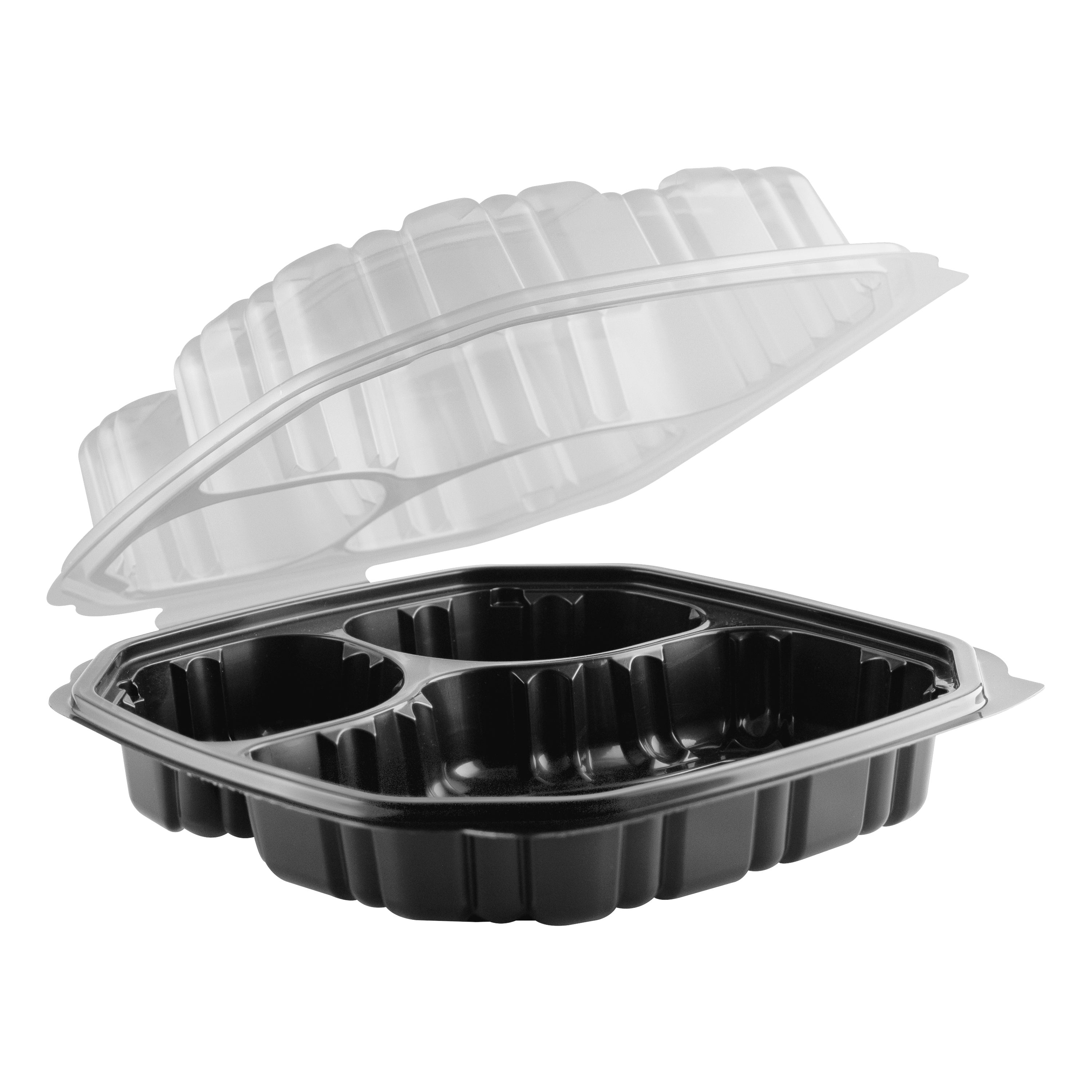 10.5X9.5 3-COMPT CULINARY  CLASSICS HINGED CONTAINER 