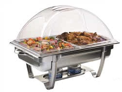 CLEAR DOME CHAFER LID         
EA